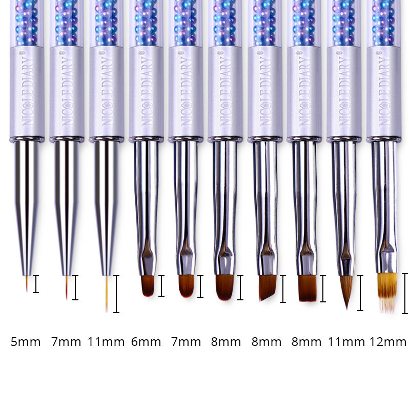 UV Nail Brush Tool Set