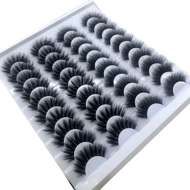 20 Pairs 8-25MM Mink Eyelashes