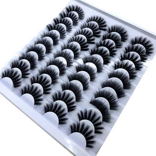 20 Pairs 8-25MM Mink Eyelashes