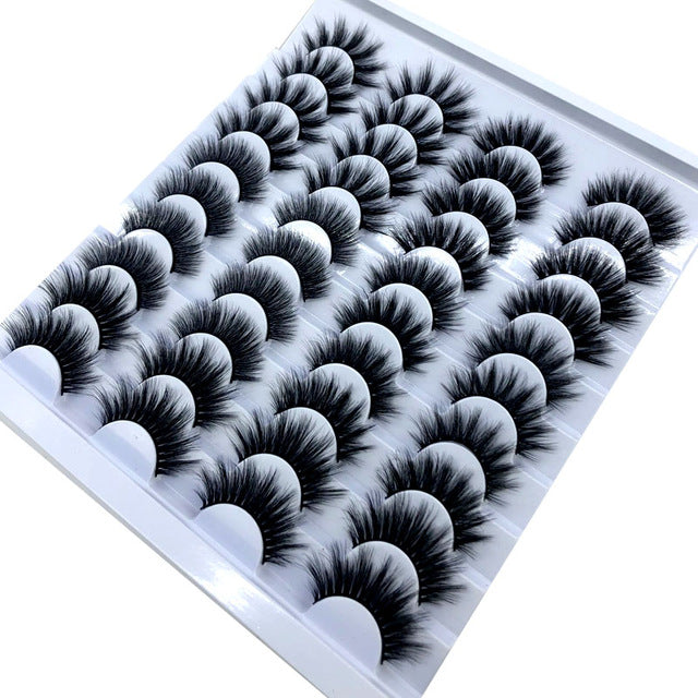 20 Pairs 8-25MM Mink Eyelashes