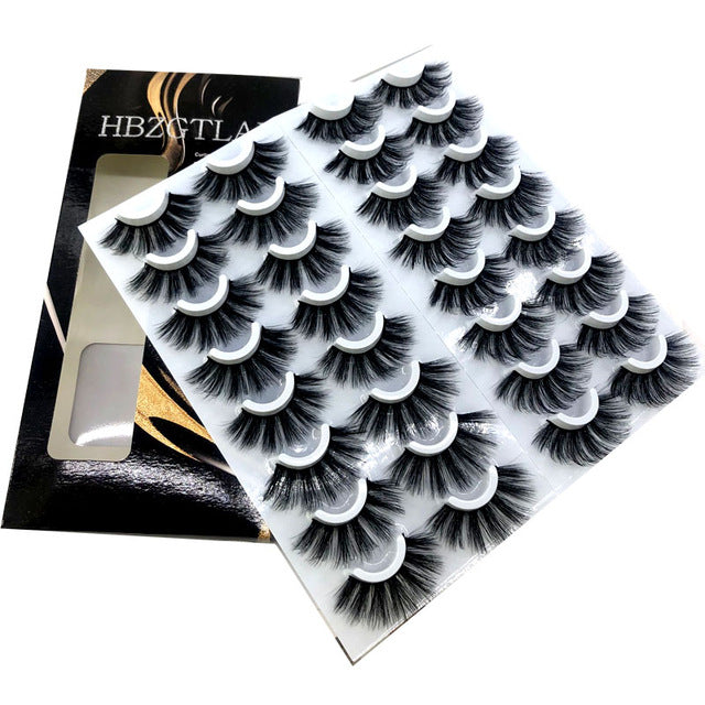 20 Pairs 8-25MM Mink Eyelashes