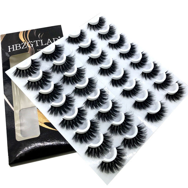 20 Pairs 8-25MM Mink Eyelashes