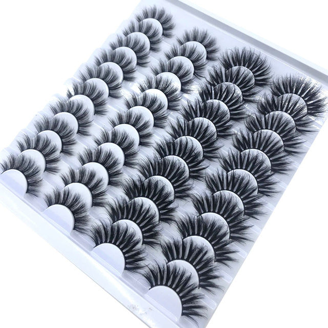 20 Pairs 8-25MM Mink Eyelashes
