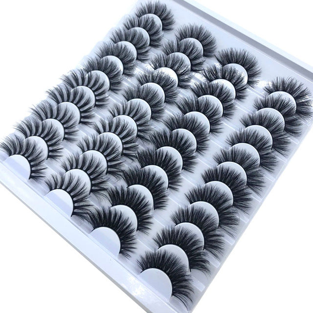 20 Pairs 8-25MM Mink Eyelashes