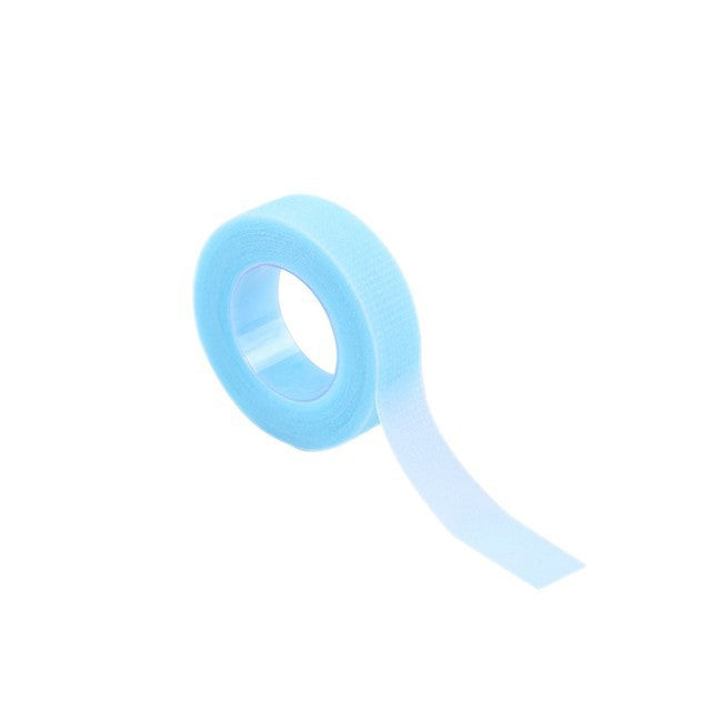 Blue Perforated Non-woven Tape Purple Eyelash Extensions