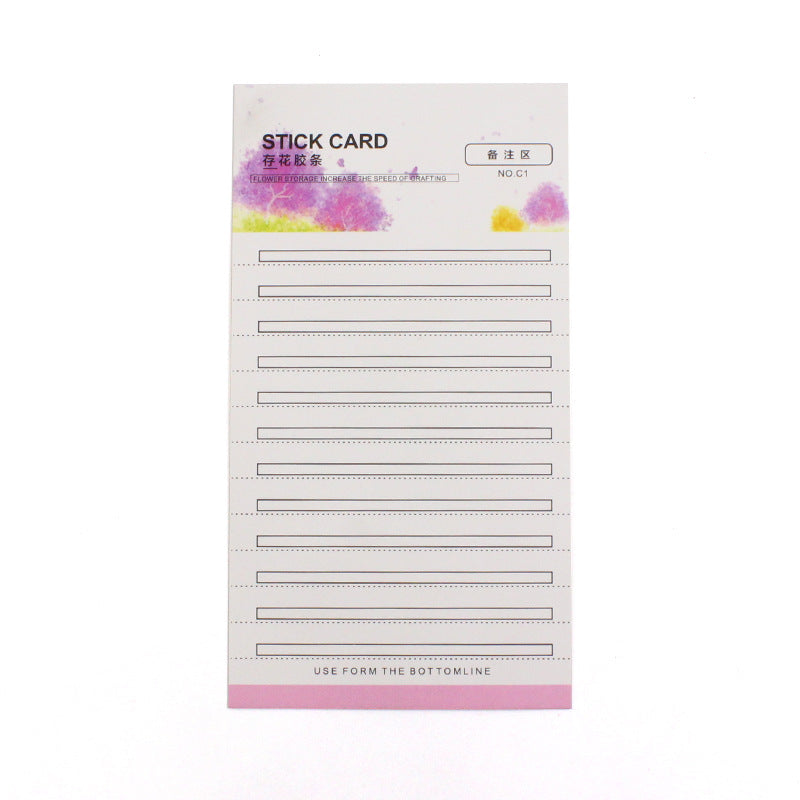 Grafting Blossom Stick Eyelash Extension Storage Card Grafted