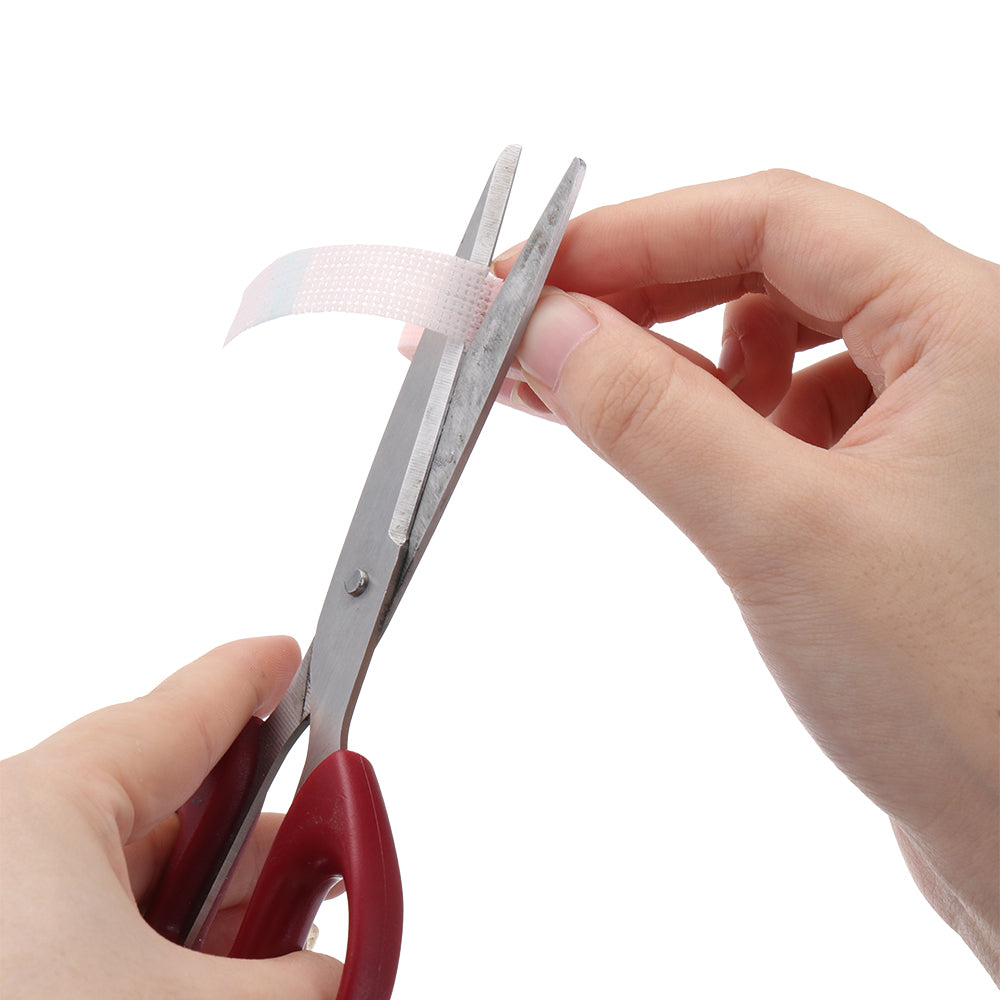 Blue Perforated Non-woven Tape Purple Eyelash Extensions