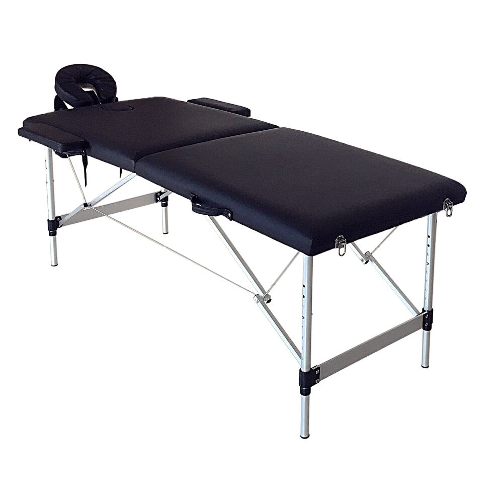 Lash bed, perfect for massages, facials + more. 2 Sections Folding Portable Aluminum t 60CM Wide