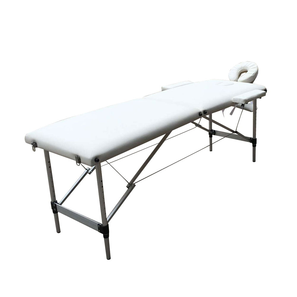 Lash bed, perfect for massages, facials + more. 2 Sections Folding Portable Aluminum t 60CM Wide