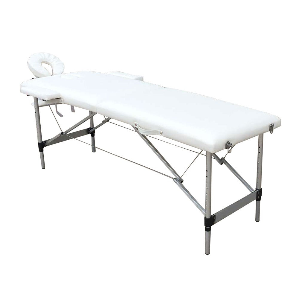 Lash bed, perfect for massages, facials + more. 2 Sections Folding Portable Aluminum t 60CM Wide