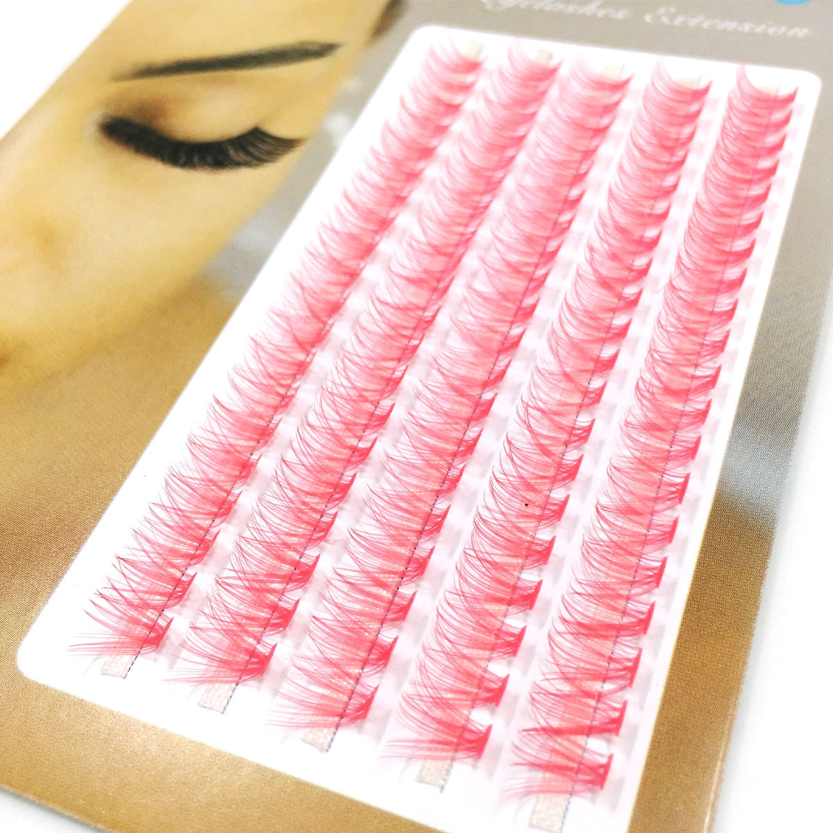 1 tray 12 mixed colors 10d russian volume fans C curl