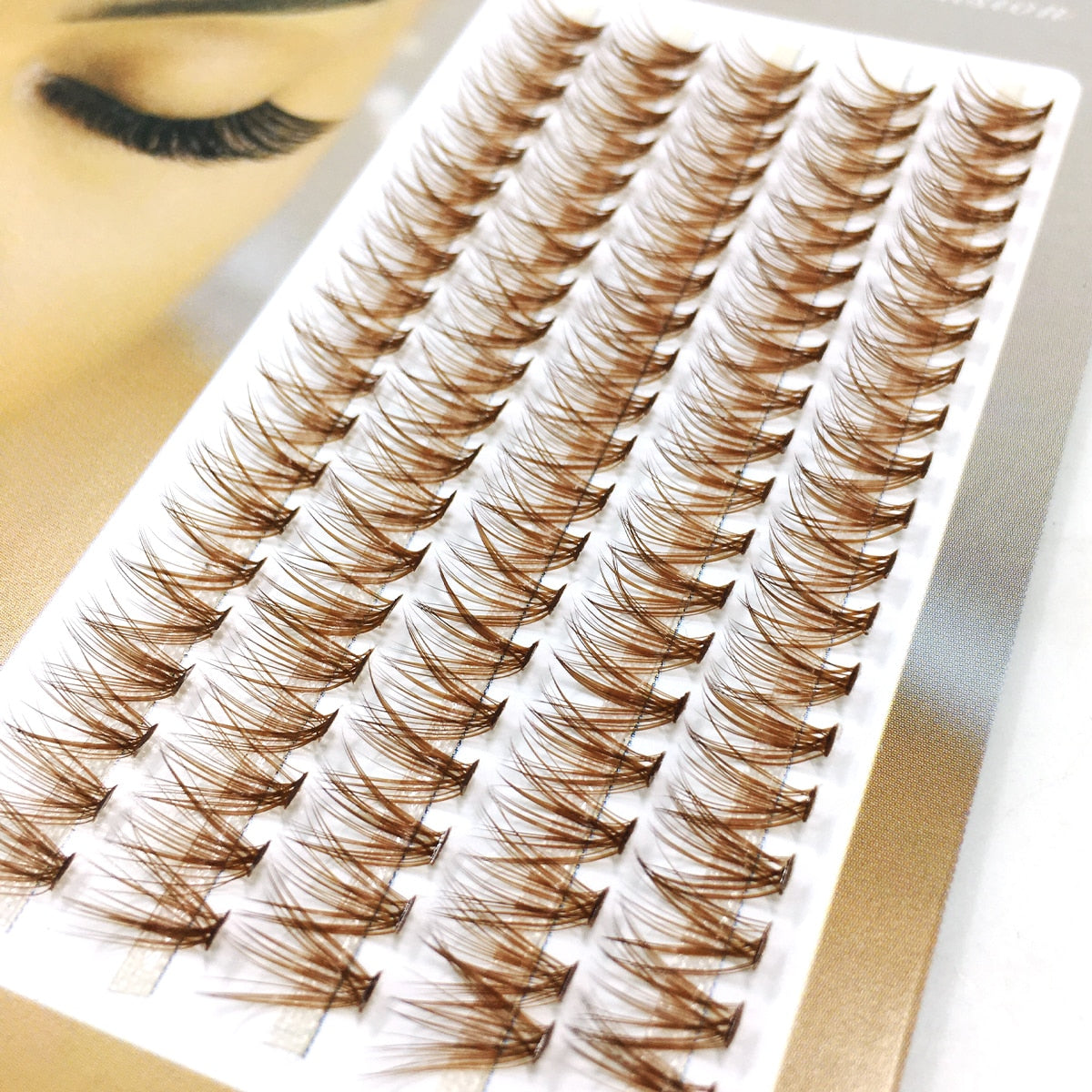 1 tray 12 mixed colors 10d russian volume fans C curl