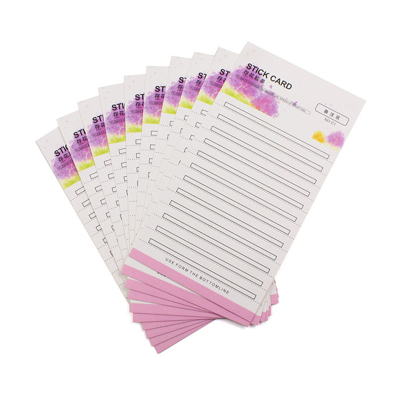 Grafting Blossom Stick Eyelash Extension Storage Card Grafted