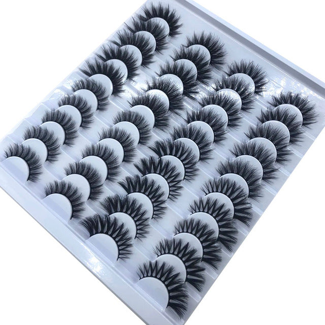 20 Pairs 8-25MM Mink Eyelashes
