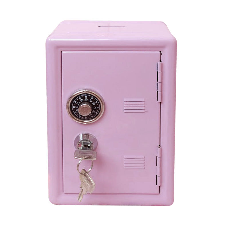 Creative Mini Metal Mini Safe Password Piggy Bank