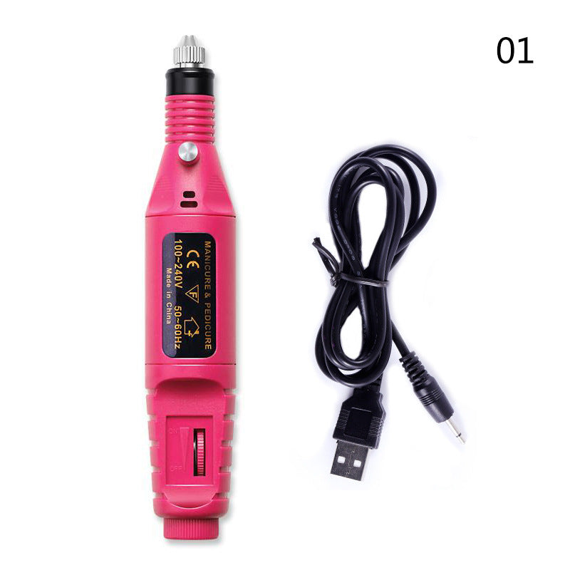 Electric Nail Drill Machine Manicure Machine Set USB Charging Mill Cutter For Manicure Nail File Pedicure Tool Nail Drill Set