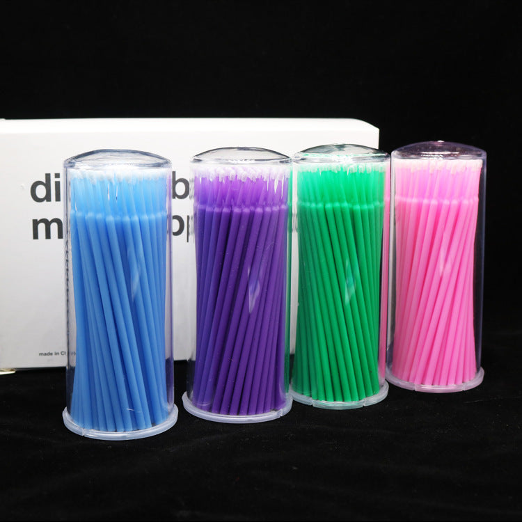 Bottled lash extension cotton swabs