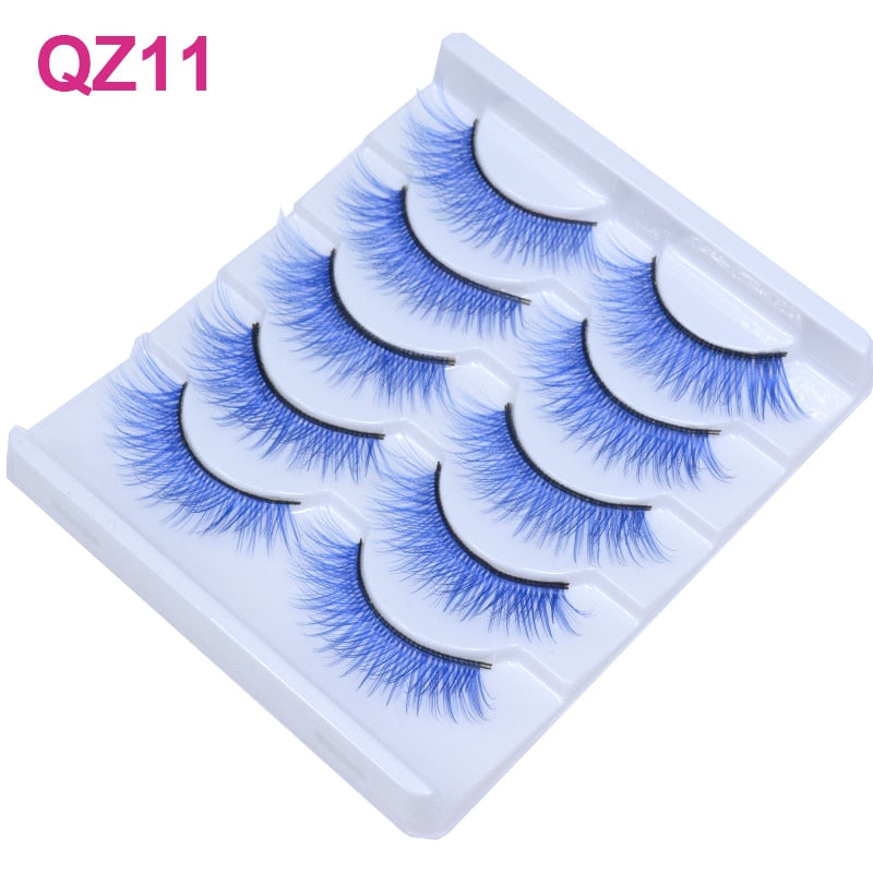 Colored 3D Mink Eyelashes