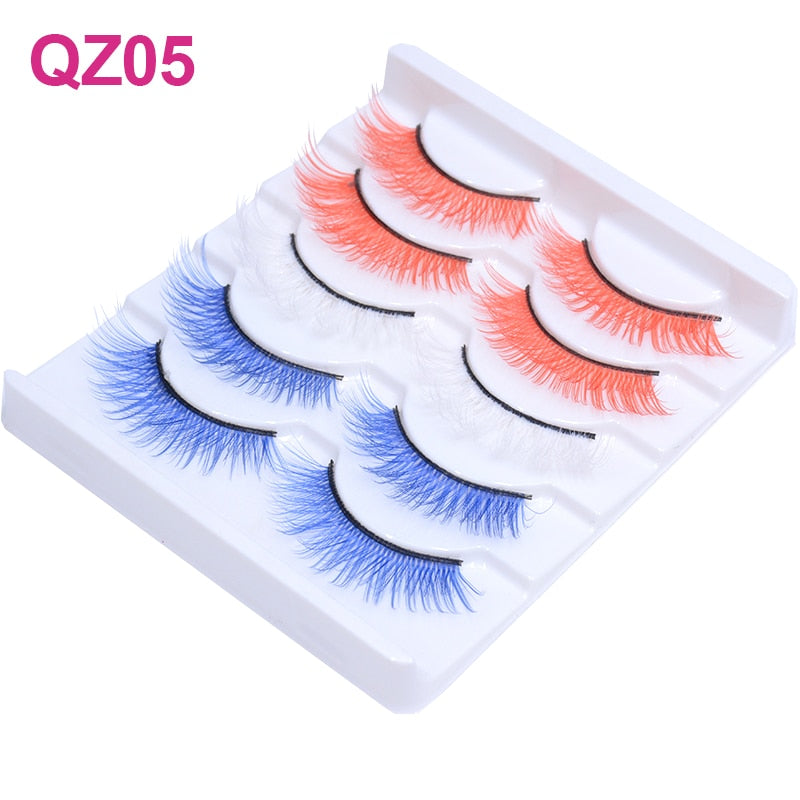 Colored 3D Mink Eyelashes