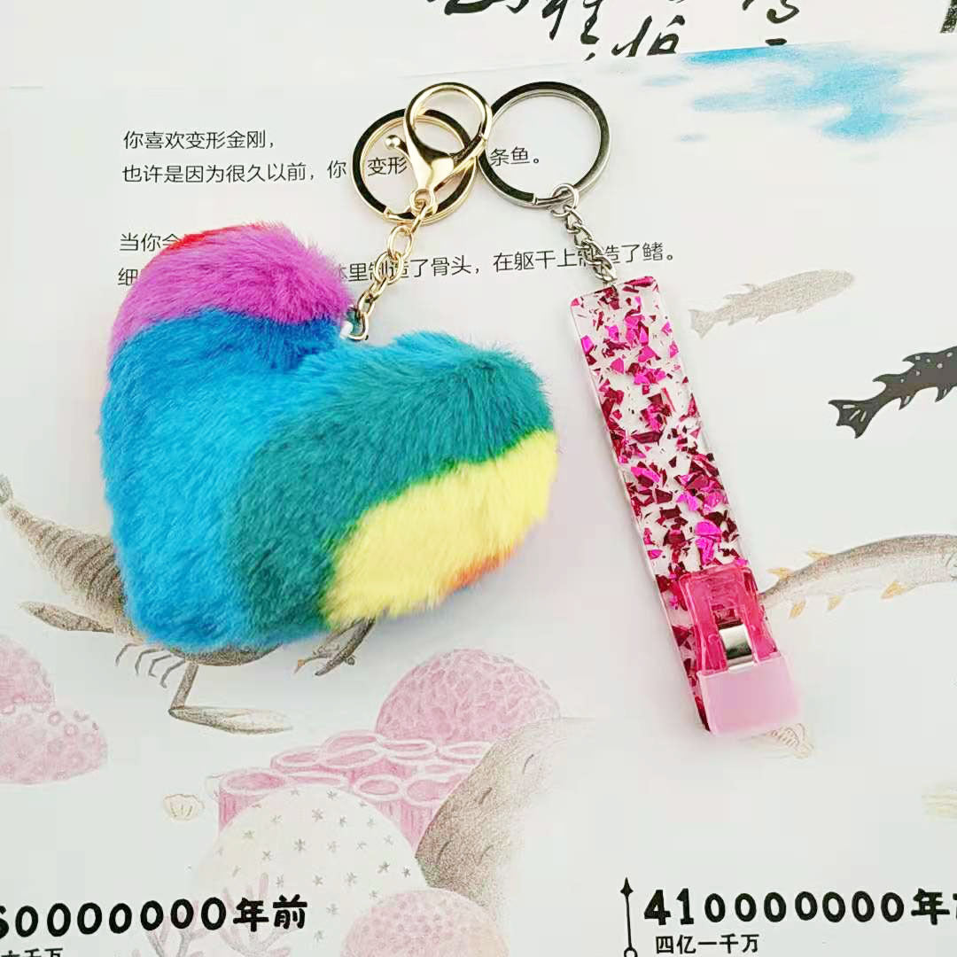 Contactless ATM Card Grabber for Long Nails Keychain