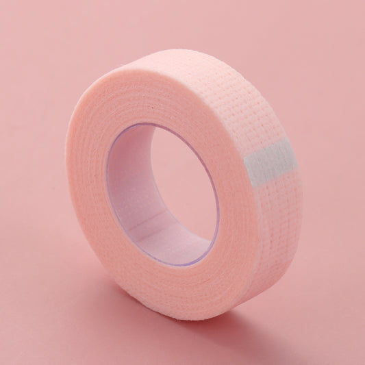Blue Perforated Non-woven Tape Purple Eyelash Extensions